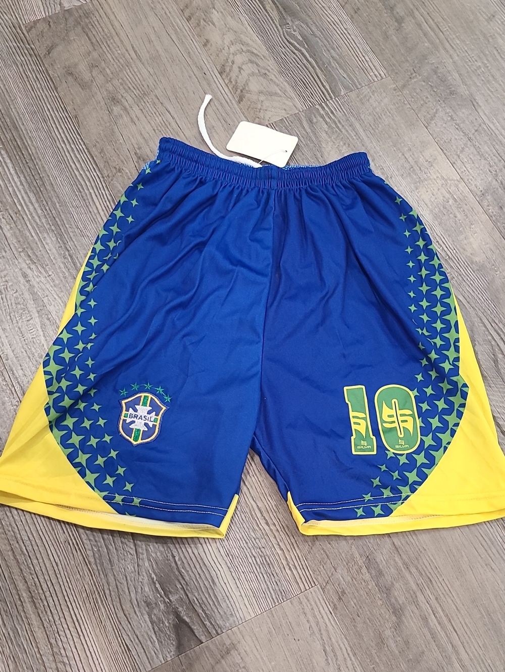 Brazil Soccer Swim Trunks Size Medium